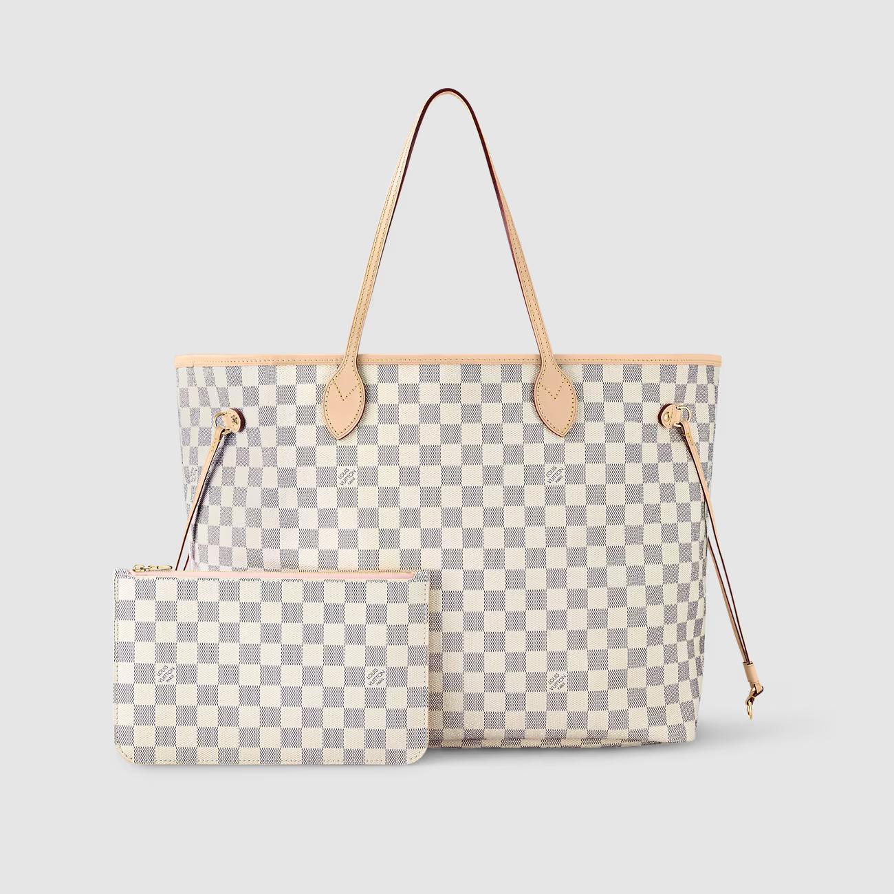 Túi Louis Vuitton Neverfull GM Nữ Damier Zur Rose